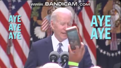 Biden minds is going blank song !!