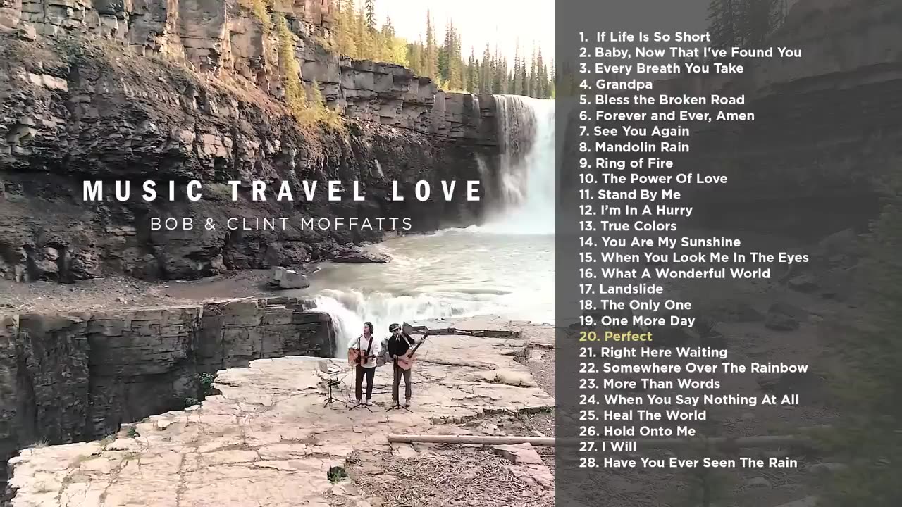 New Relaxing Soothing Acoustic Travel Love Songs Music Playlist (Bob & Clint Moffatts)