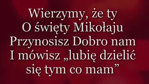 Piosenka o Świętym Mikołaju