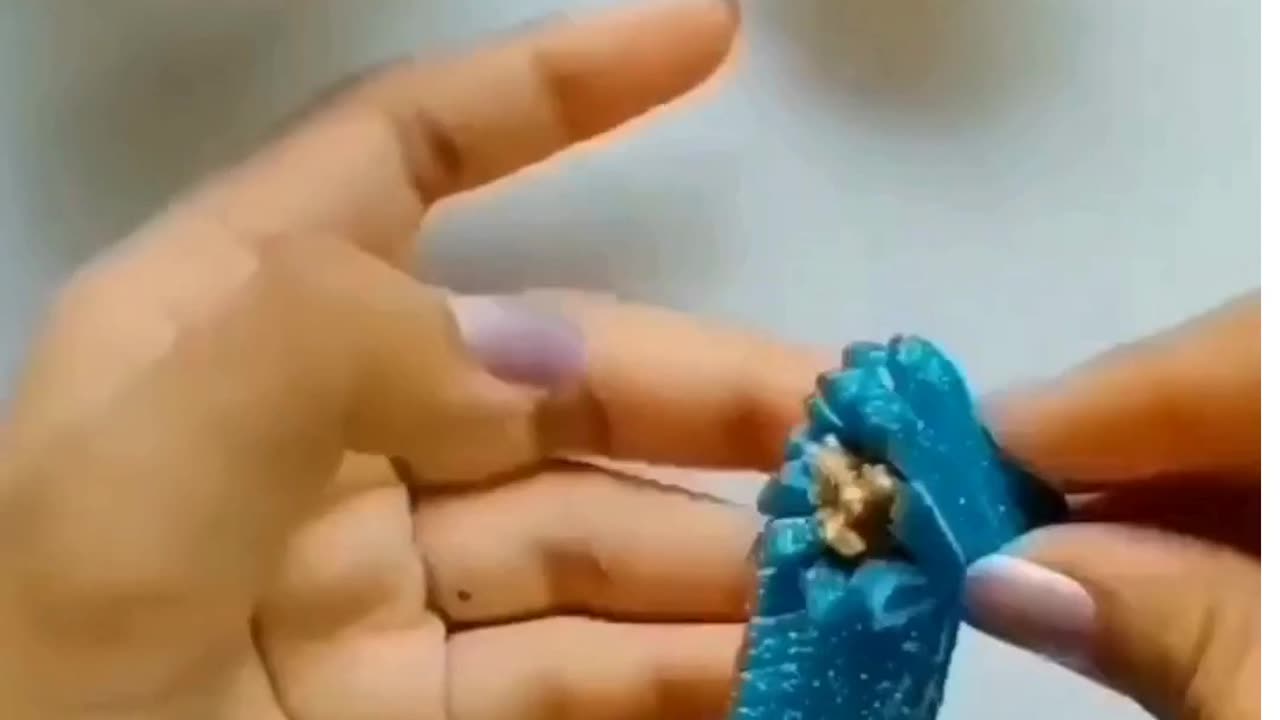 How to decorate Old Ring with Glitter foam sheet flowers #shorts #youtubeshorts #short