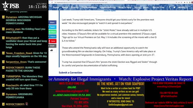 2022-05-05 17:00 EDT - Freedom Rings: with Pamphlet Anon