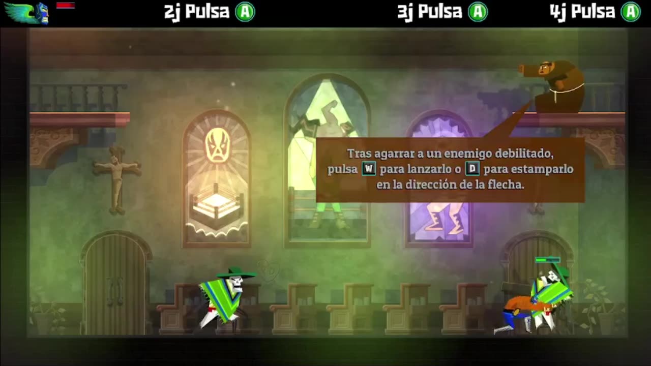 Lucha en la iglesia Parte 1 (Guacamelee! Super Turbo Championship Edition) #guacamelee