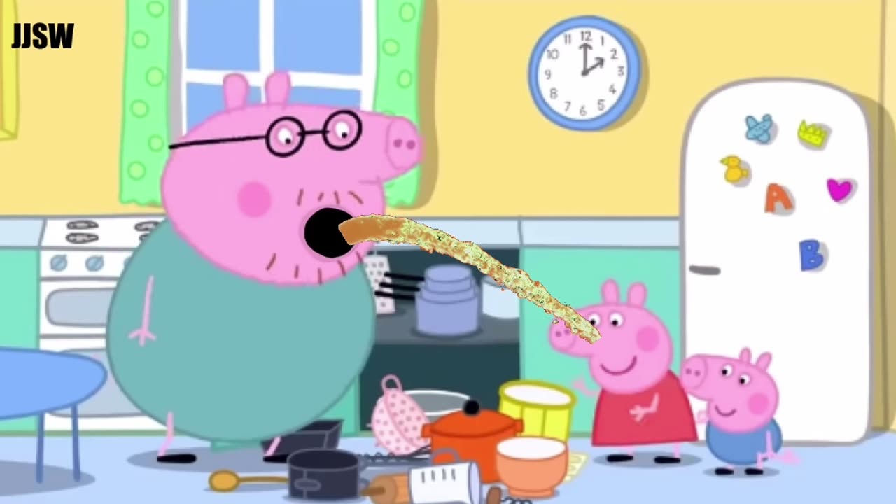 YTP - Peppa gets puked on