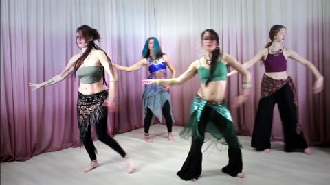 Fusion Belly Dance Combo _ Winter Solstice at Moon Nectar Temple _ by Maro Vedava