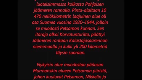 Finnish PETSAMO is in flames 1940