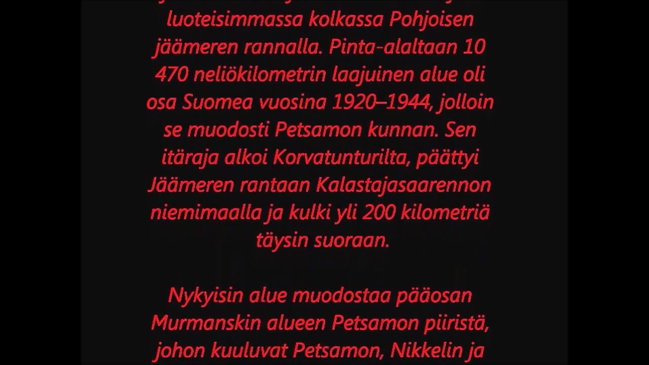 Finnish PETSAMO is in flames 1940