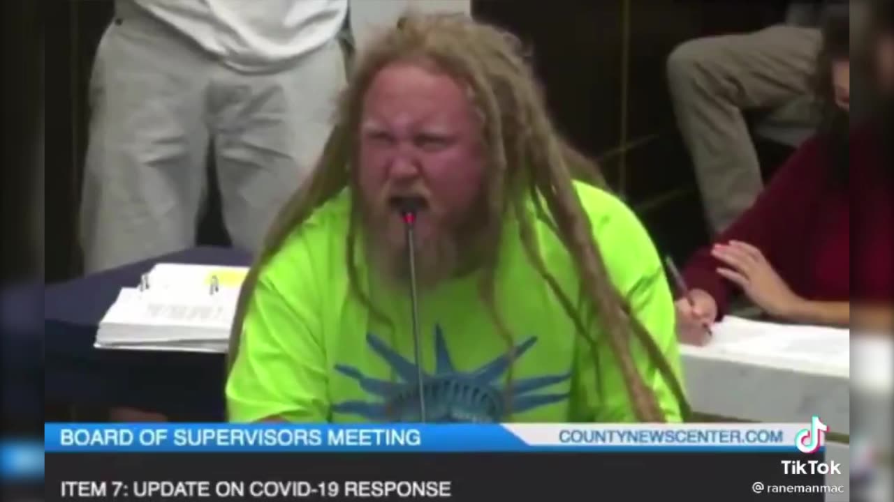 Angry Dreadlock Man Channels Alex Jones