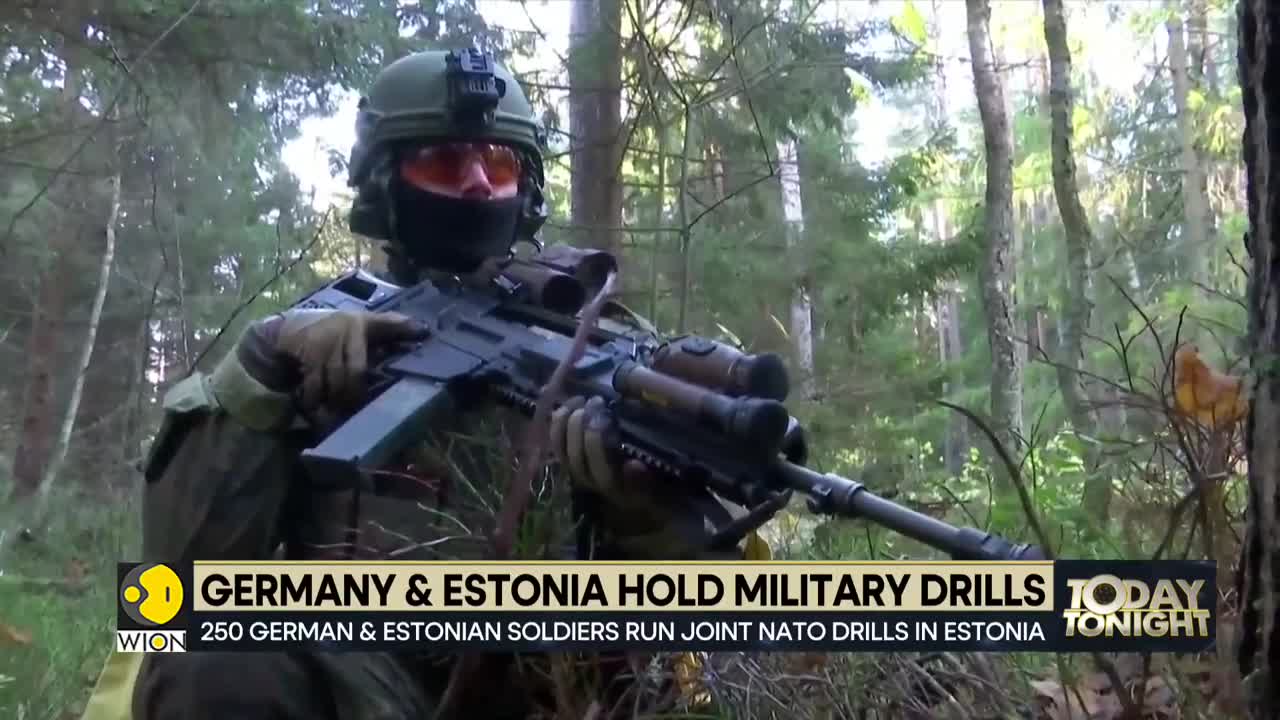 250 German & Estonian soldiers run joint NATO drills in Estonia