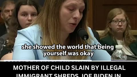 This is Powerful Testimony for stopping the flow of Illegal Immigrants.