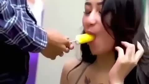 Fucek ice cream blowjob