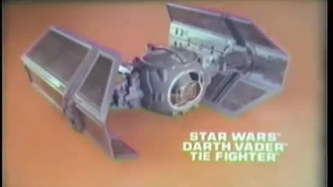 Star Wars 1979 TV Vintage Toy Commercial - Kenner Darth Vader's TIE Fighter #2