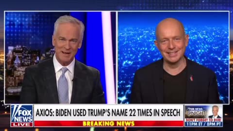 Axios: Biden used Trump’s name 22 times in a speech #PanicInDC