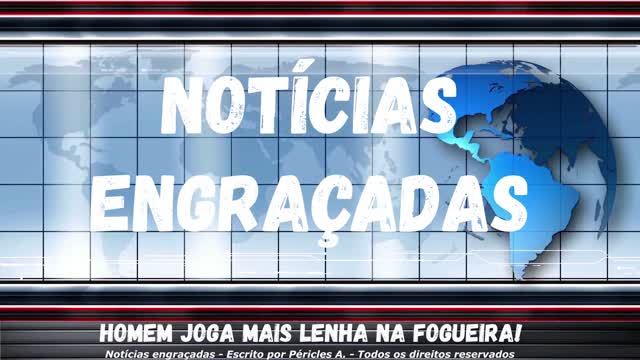 Notícias engraçadas: Homem joga mais lenha na fogueira!