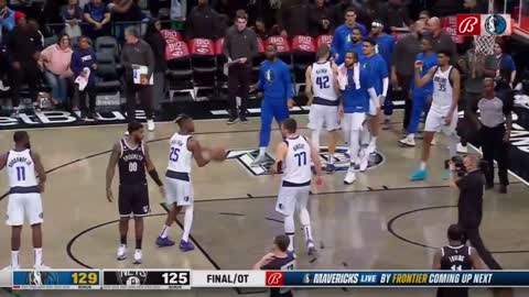 Kevin Durant shows NO SPORTSMANSHIP to Luka Doncic as instantly ran away