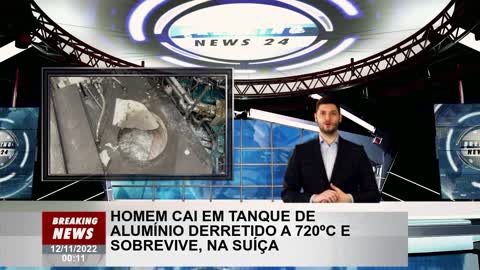 O homem cai em um tanque de alumínio derretido a 720ºC e sobrevive na Suíça