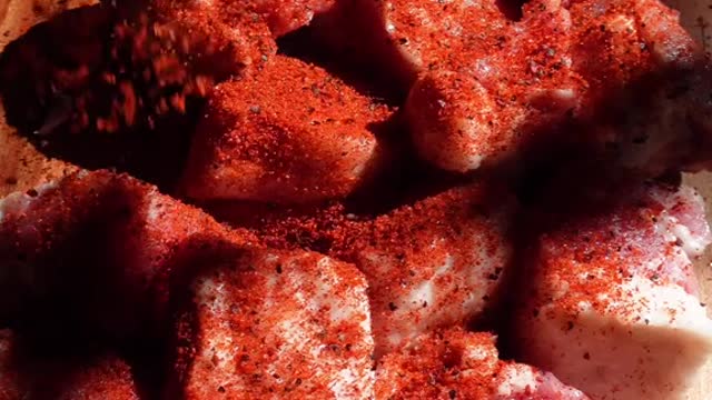Pork Brisket Burnt Ends #brisket #porkbrisket #burntends #bbqtiktok #FomotionalFinds