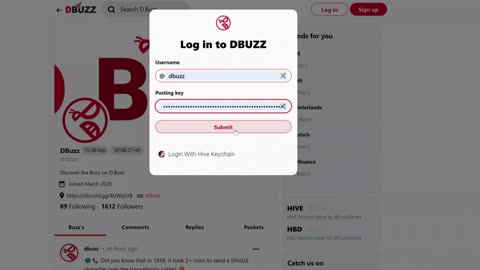 How to Login to D.Buzz