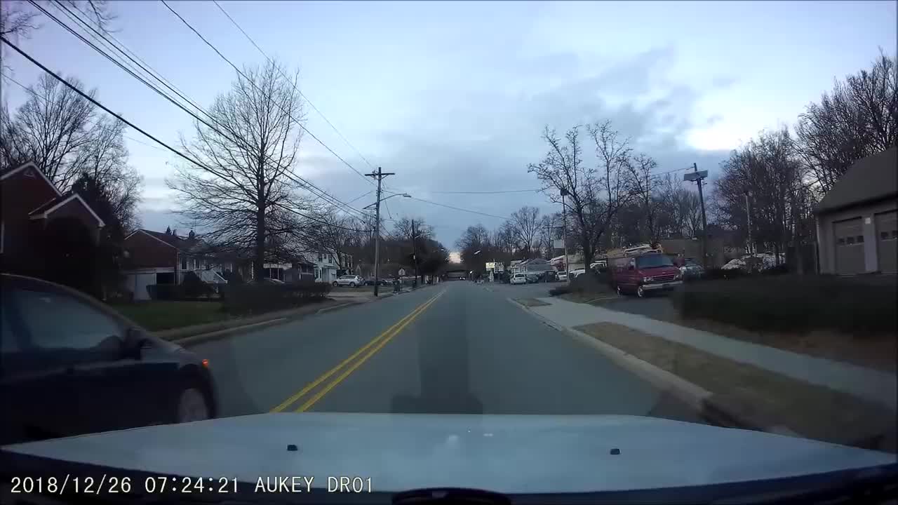 Impatient driver caught on dash cam footage