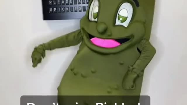 1_It’s #NationalPickleDay and one thing about our mascot Half-Sour Harvey is he wants you to watch