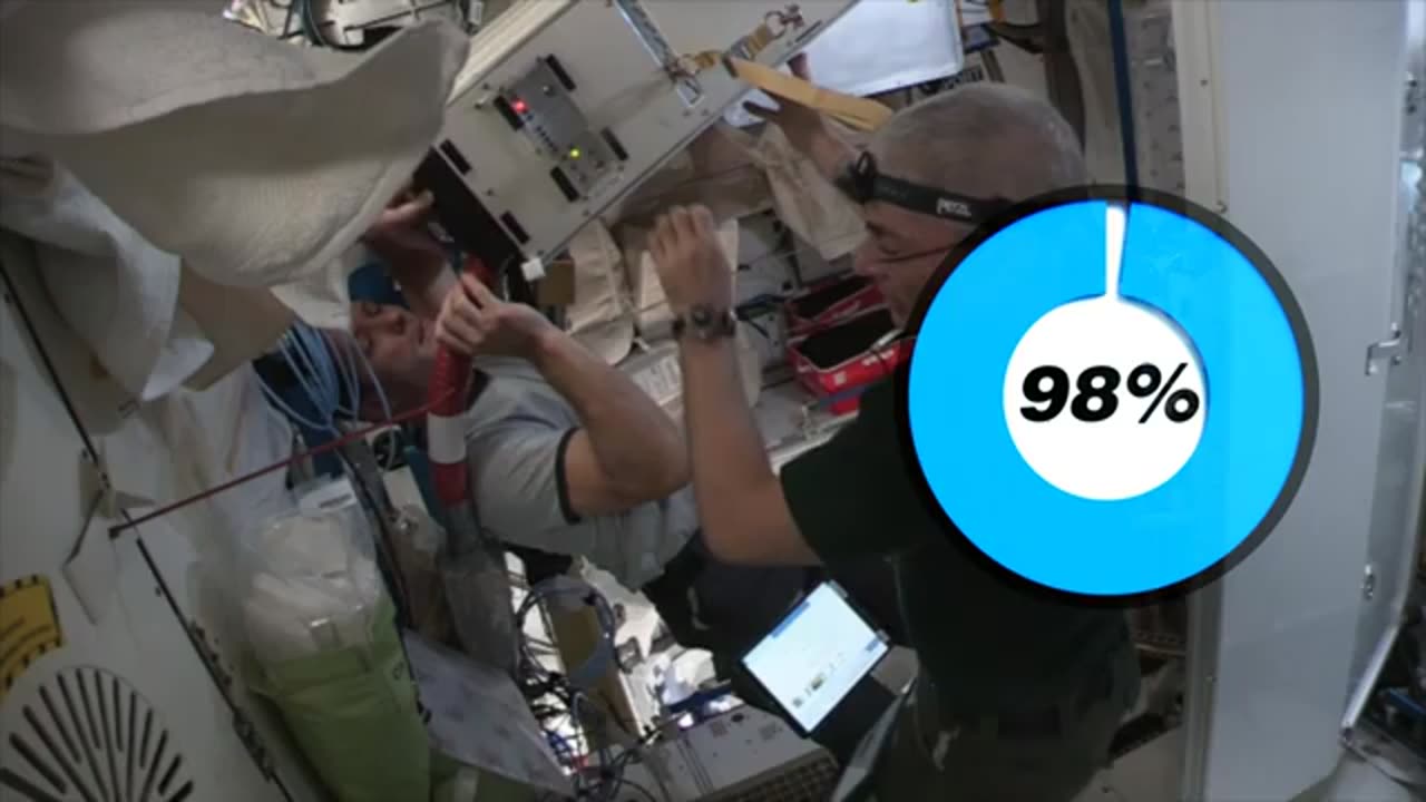 Nasa scientist casts: water recovery on the space station