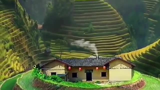rural atmosphere in Indonesia