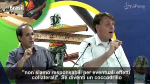 Bolsonaro sul vaccino.