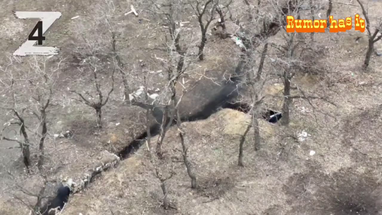 Russian troops repel advancing Ukrainian troops entering there bunker trench