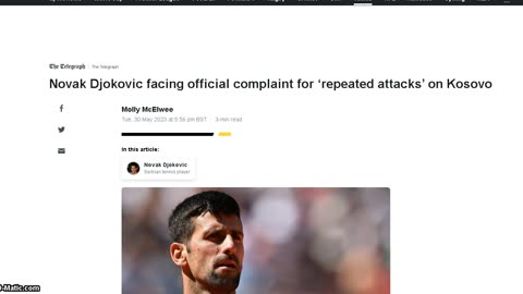 Djokovic and Kosovo