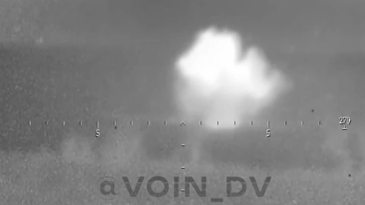 Soldiers of the [V]group fired an ATGM to cover a group of enemy infantry