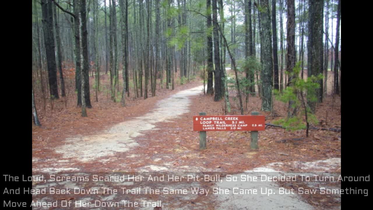 Woman almost becomes "Bigfoot lunch" on rural North Carolina trail