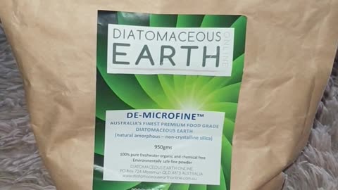 FOOD GRADE diatomaceous earth for parasite elimination