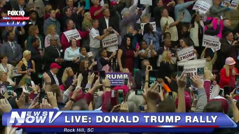 Donald Trump Rally Rock Hill, SC - Jan 8, 2016