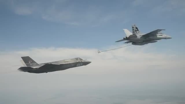 👏🔥refueling aircraft so they need to rely on carrier aircraft to pass fuel . Impressive work! 👏👏🔥