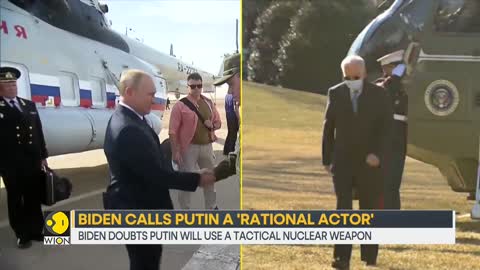US President Joe Biden slams Russia for missile strikes across Ukraine | Latest English WION