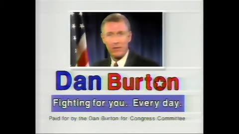 October 1992 - Congressman Dan Burton: "Fighting for You, Every Day"