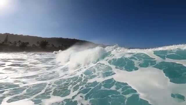 THE VIEW FROM 12 BARRELS AT 12 DIFFERENT WAVES