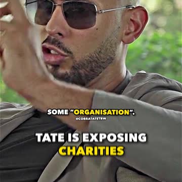 Andrew Tate is EXPOSING charities