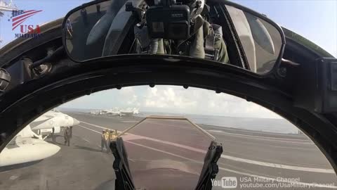 F_A-18E Super Hornets Cool Cockpit Video Aboard USS Ronald Reagan