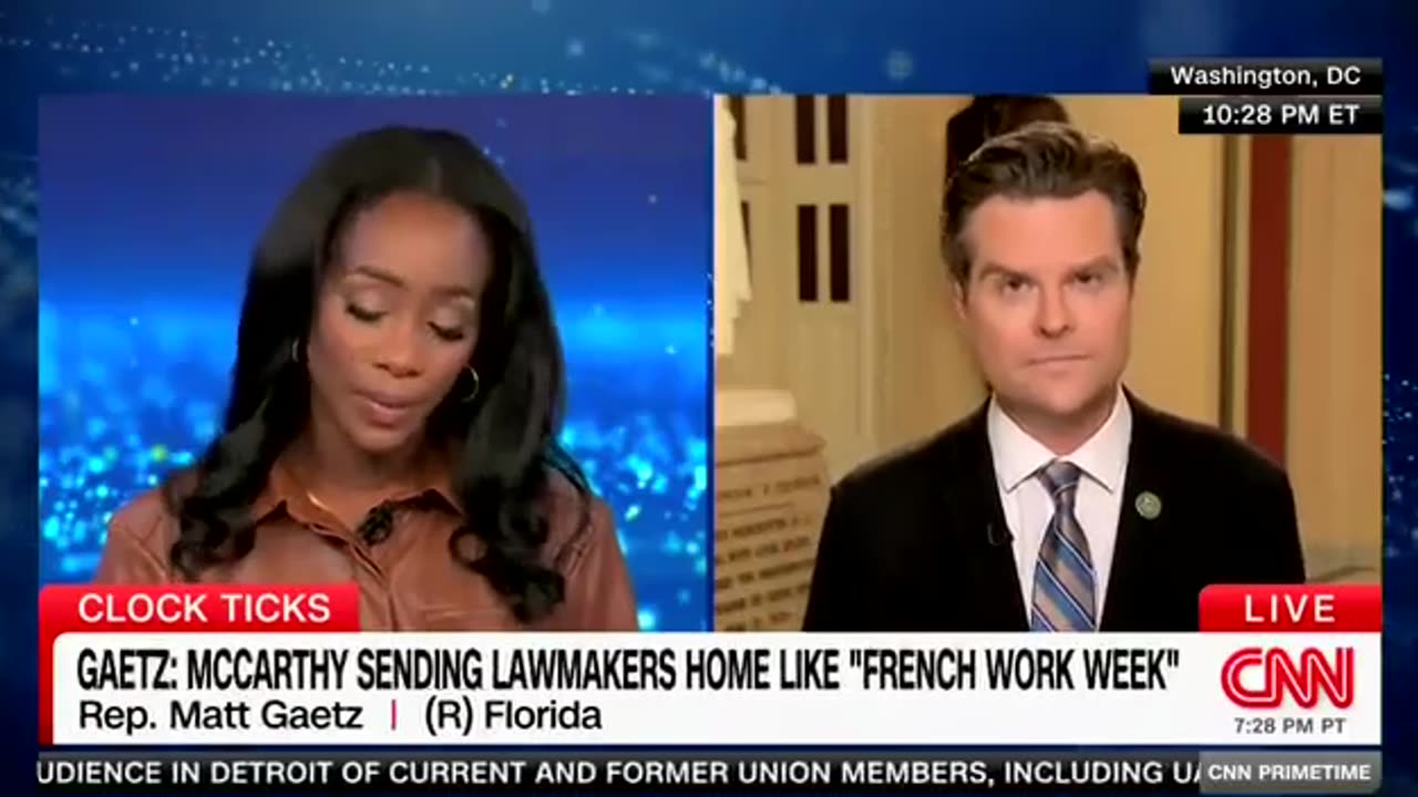 Matt Gaetz Fact Checks CNN Propaganda Live