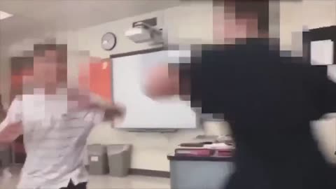 Teacher Locks Door and Creates His Own Fight Club