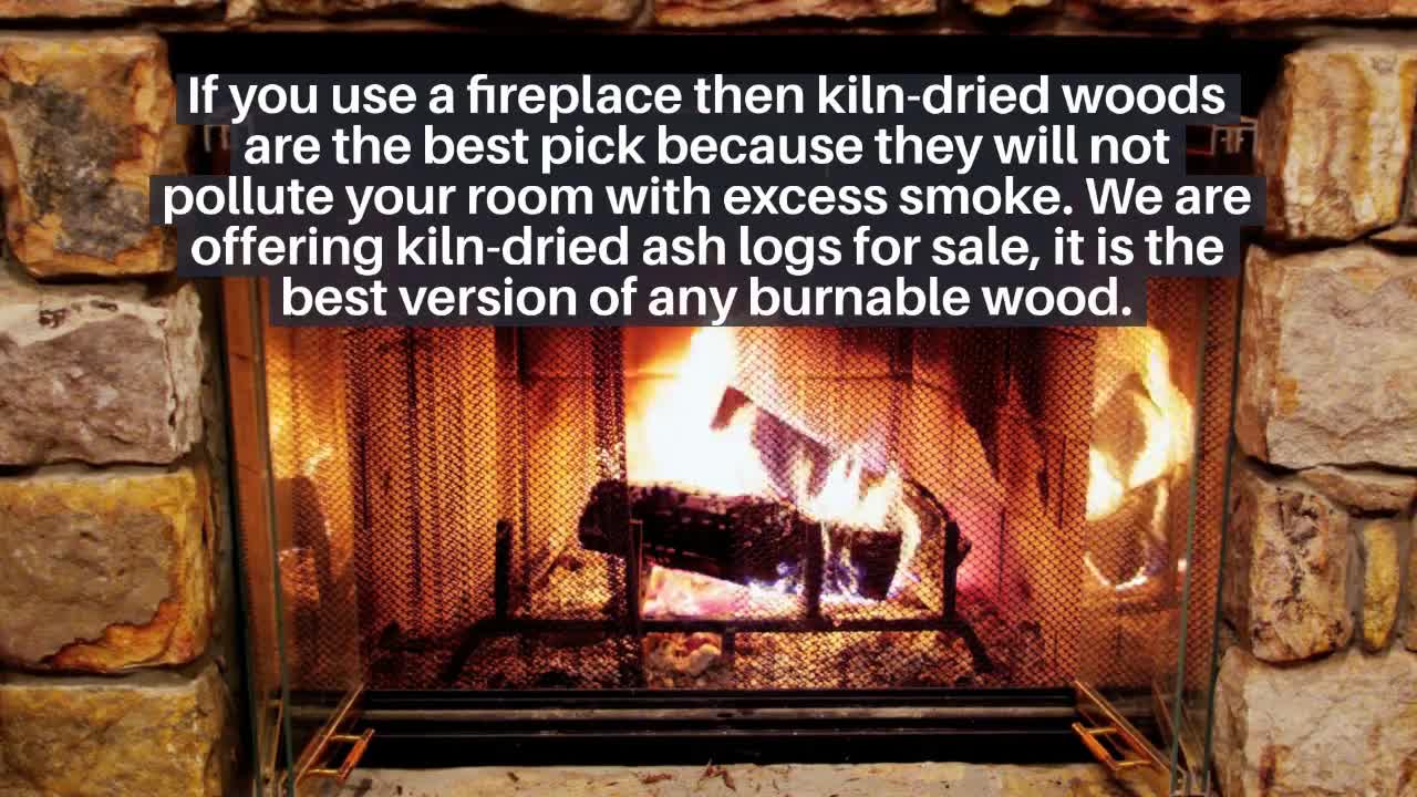 Kiln Dried Ash Logs For Sale