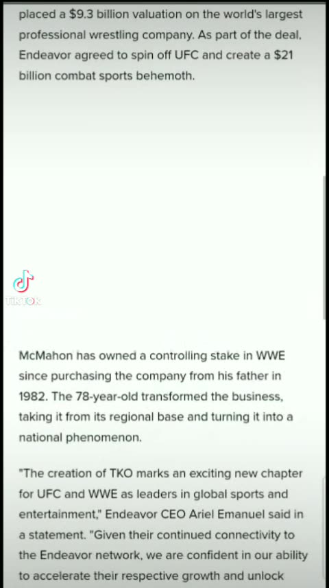 Vince McMahon leaving the wwe 9/25/23