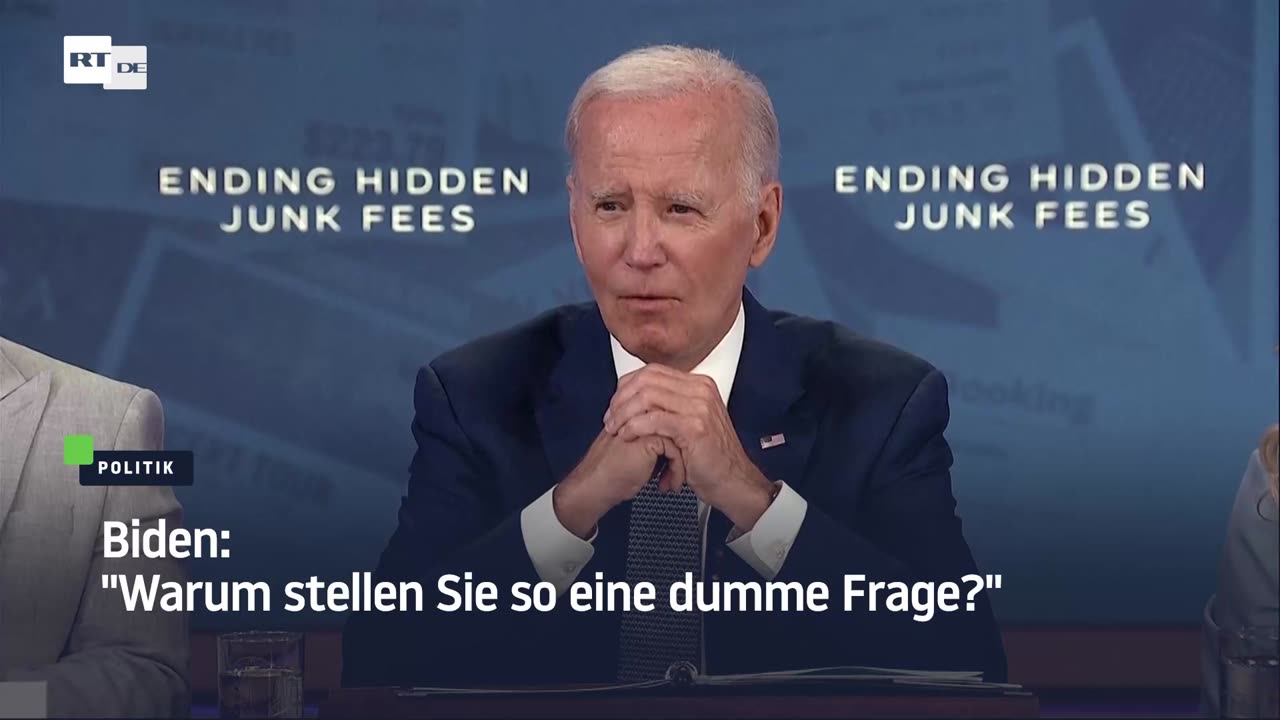 Biden: "Warum stellen Sie so eine dumme Frage?"