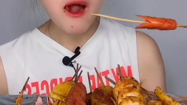 ASMR MUKBANG | 불국수와 매운 삼겹살 | 뜨거운 매운 음식 | EATING SOUND! Lavis Daily