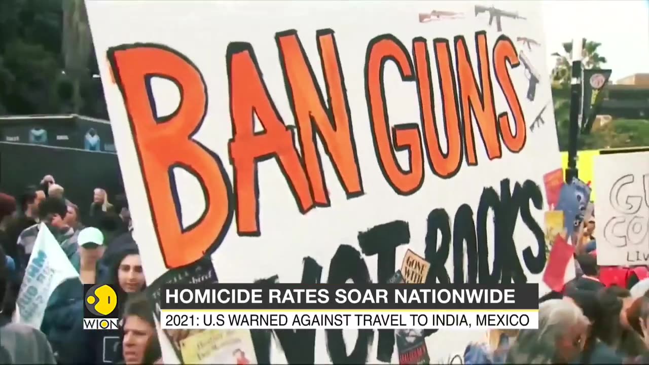 Crime rate increases in United States over the years | English News | World News | WION🫢😱🔥