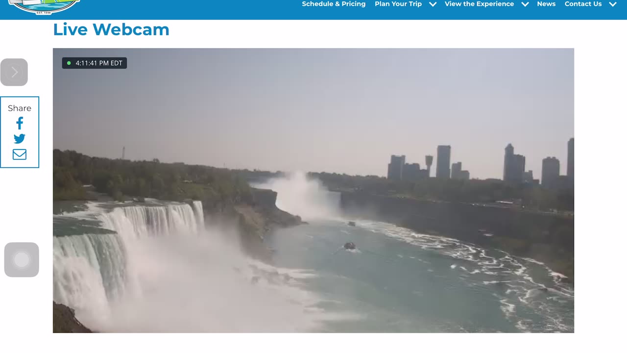2023-05-30 1559 Both sides of Niagara Falls. Maid of Mist. Niagara Falls will stop flowing soon.