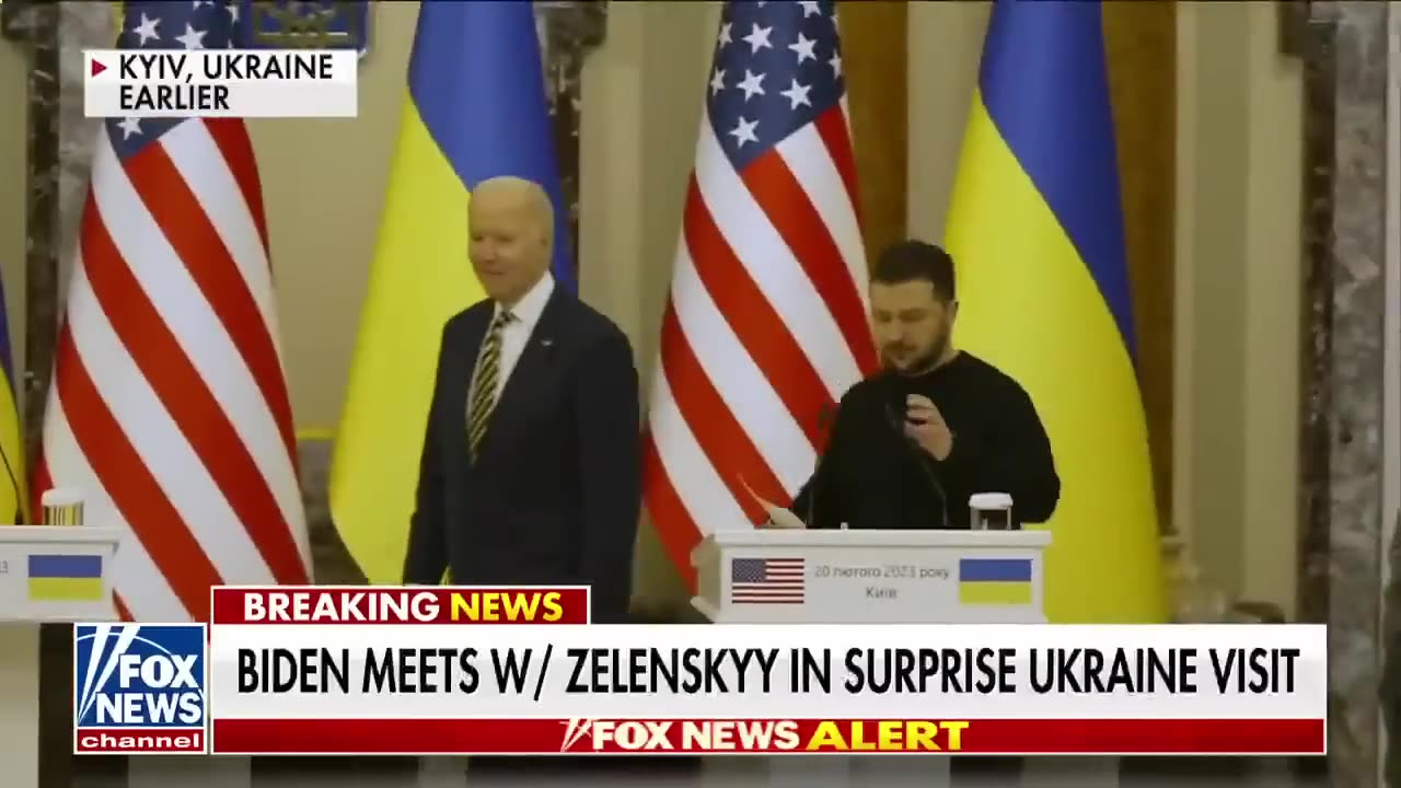 Biden's surprise visit to Ukraine is not going to stop Putin Koffler