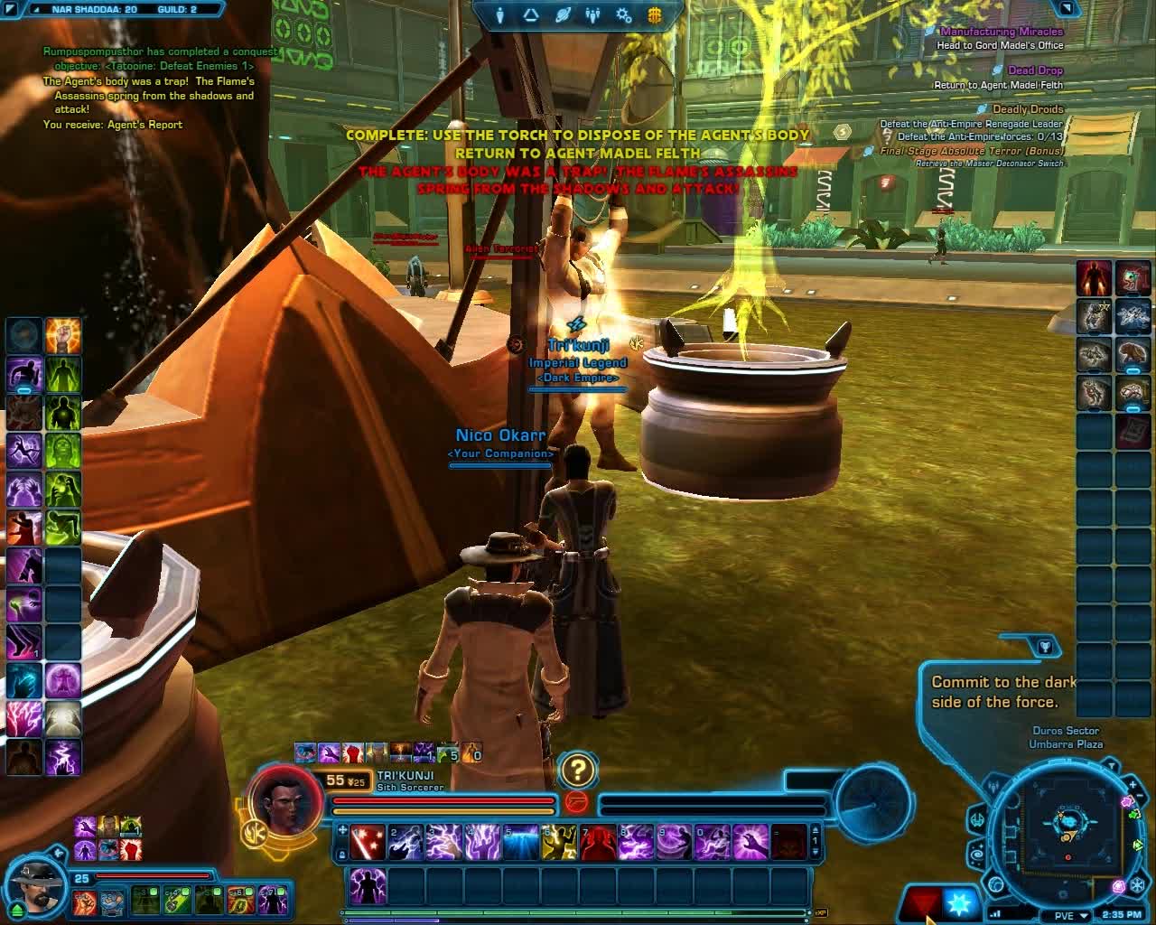 SWTOR – Sith Inquisitor - Nar Shaddaa – part 1