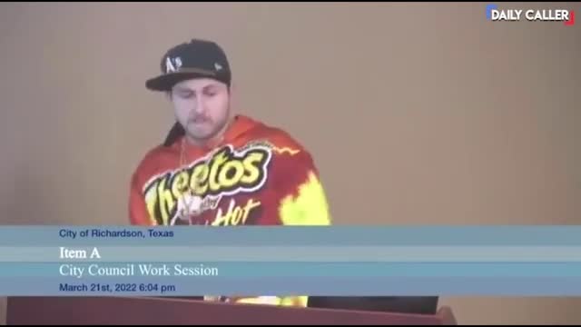 Youtuber Performs Joe Biden Rap Diss Song In Front Of City Council