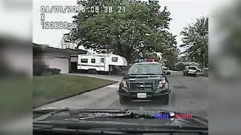 Dashcam - Police Officer Suggests Using a Bat On Escaped Suspect